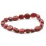 bracelet pierres roulées jaspe rouge AB